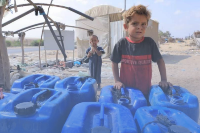 HRUSA Provides Food and Clean Water to Families in Gaza